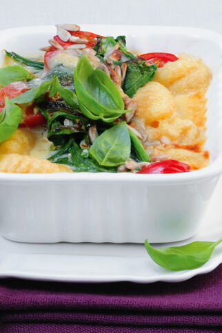 Spinat-Gnocchi-Gratin Spinat-Gnocchi-Gratin