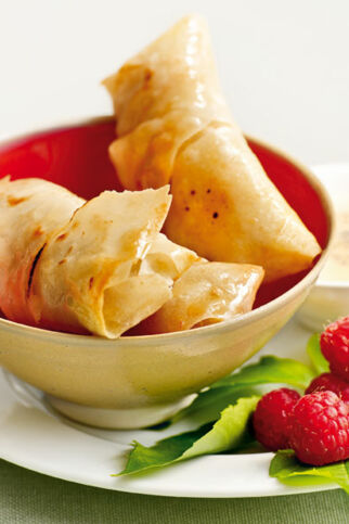 Kleine Bananen-Kokos-Strudel Kleine Bananen-Kokos-Strudel