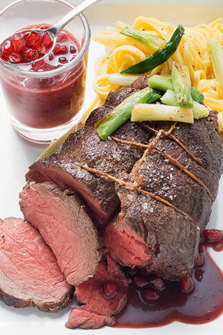 Chateaubriand mit Granatapfelsauce Chateaubriand mit Granatapfelsauce