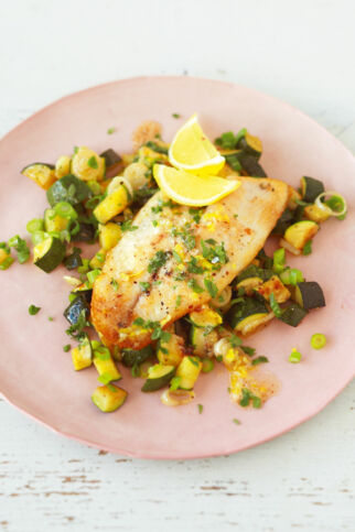 Zitronenfisch mit Zucchini Zitronenfisch mit Zucchini
