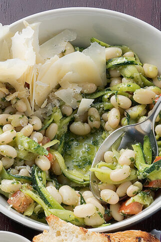 Bohnen-Zucchini-Salat