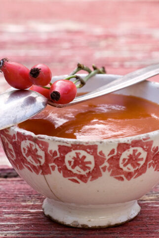 Hagebutten-Birnen-Mus Hagebutten-Birnen-Mus