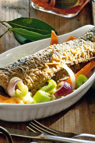 Bratheringe mit Gemüse Bratheringe mit Gemüse