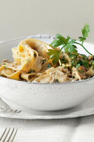 Walnuss-Steinpilz-Bolognese Walnuss-Steinpilz-Bolognese