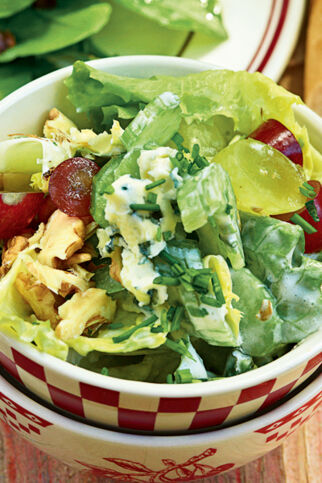 Herbstlicher Endiviensalat mit Roquefort Herbstlicher Endiviensalat mit Roquefort