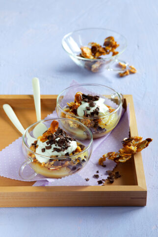 Apfeltraum mit Karamellmandeln Apfeltraum mit Karamellmandeln