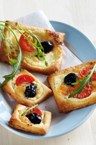 Blätterteigpizzas