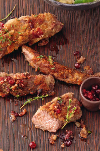 Lammfilets im Brotmantel
