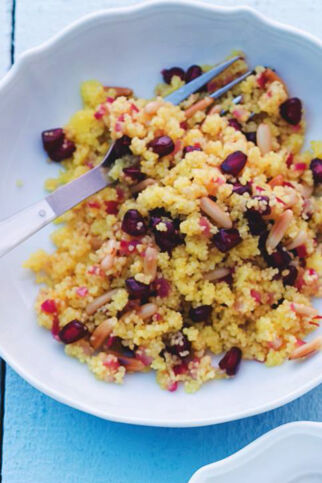 Couscous-Salat mit Granatapfel Couscous-Salat mit Granatapfel