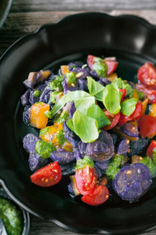 Blauer Kartoffelsalat