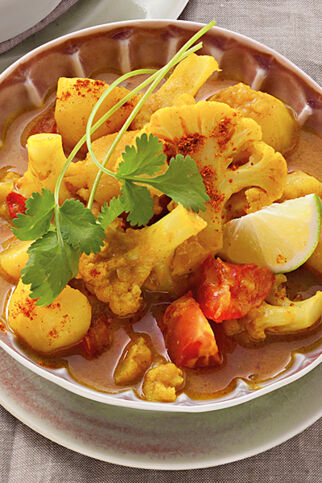 Blumenkohl-Kartoffel-Curry