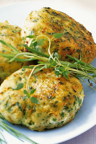 Kräuter-Fisch-Frikadellen Kräuter-Fisch-Frikadellen