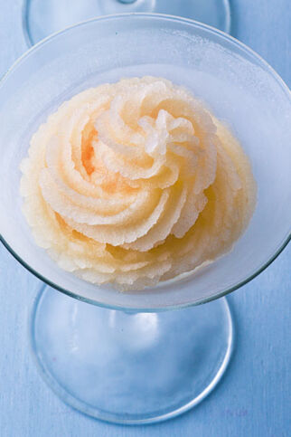 Holunderblütensorbet Holunderblütensorbet