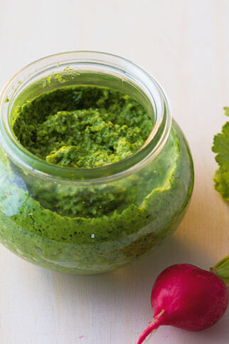 Radieschenblätterpesto Radieschenblätterpesto