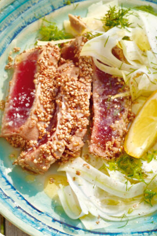 Thunfisch auf Fenchelsalat Thunfisch auf Fenchelsalat