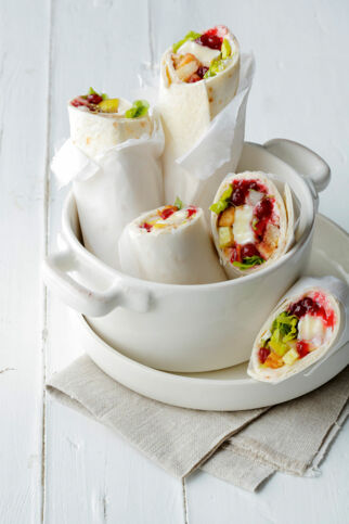 Camembert-Birnen-Wraps Camembert-Birnen-Wraps