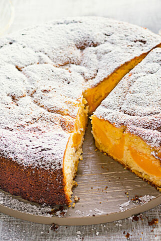 Kokos-Pfirsichkuchen Kokos-Pfirsichkuchen