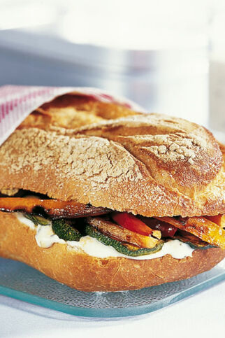 Sandwich mit Grillgemüse Sandwich mit Grillgemüse