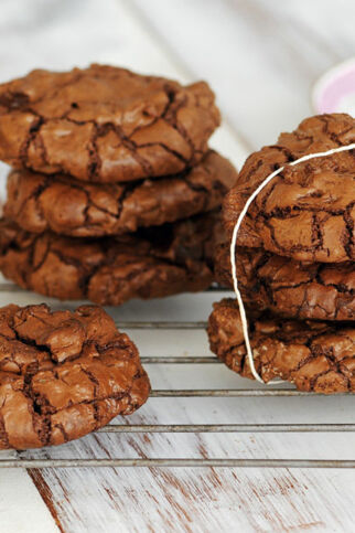 Schokoladen-Cookies mit Walnüssen