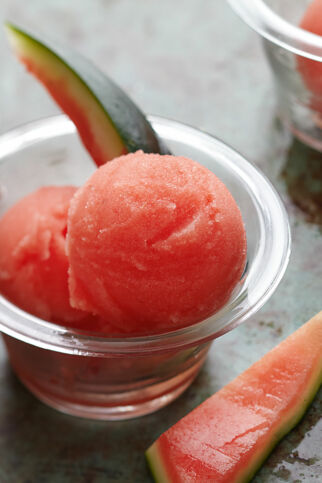 Wassermelonensorbet Wassermelonensorbet