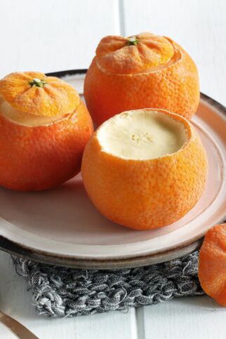 Clementinen-Parfait Clementinen-Parfait