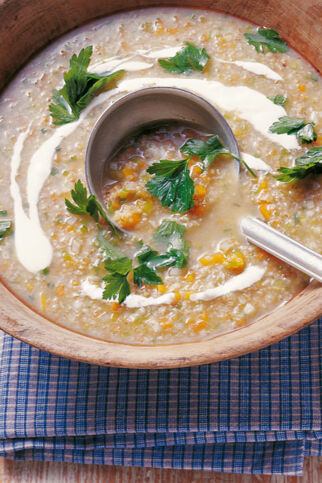 Grünkernsuppe