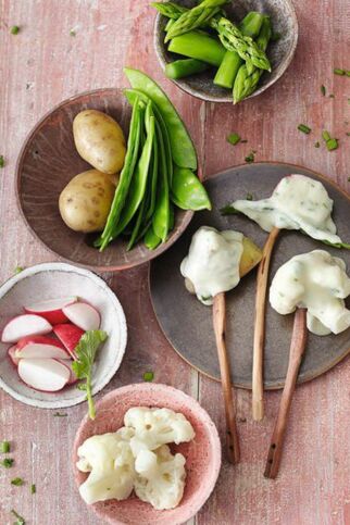 Frischkäsefondue Frischkäsefondue