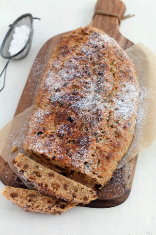 Orangenstollen mit Vollkorn