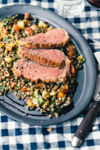 Salade de lentilles - Linsensalat Salade de lentilles - Linsensalat