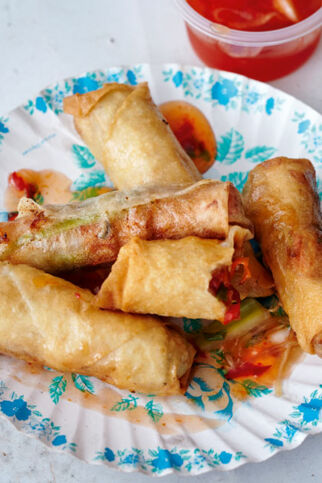 Frittierte Frühlingsrollen Frittierte Frühlingsrollen