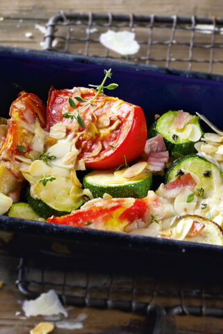 Ofengemüse mit Schinken Ofengemüse mit Schinken