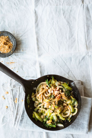 Pakchoi-Udon-Wok Pakchoi-Udon-Wok