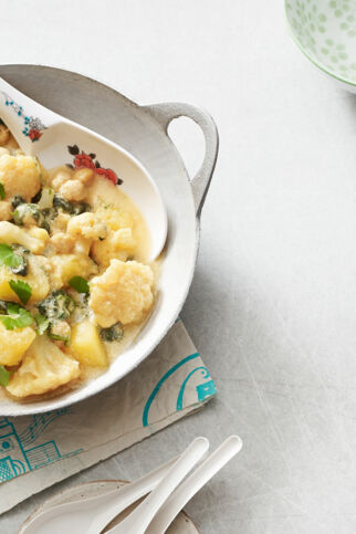 Blumenkohl-Kichererbsen-Curry Blumenkohl-Kichererbsen-Curry