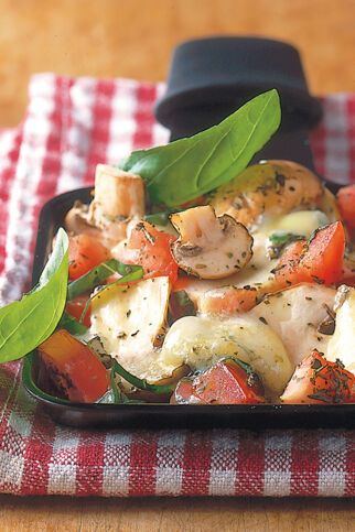 Tomatenpilze mit Gorgonzola Tomatenpilze mit Gorgonzola