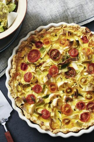 Tomaten-Lauch-Tarte