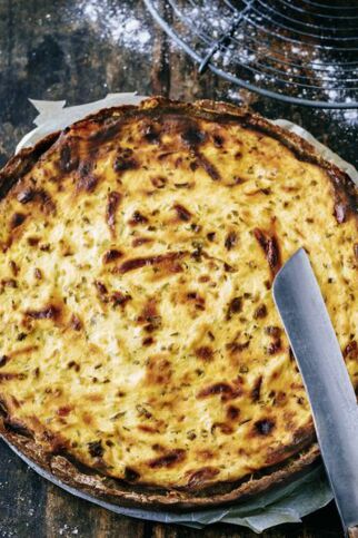 Pikanter Käsekuchen Pikanter Käsekuchen