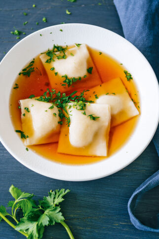 Maultaschen mit Gemüse-Brät-Füllung Maultaschen mit Gemüse-Brät-Füllung