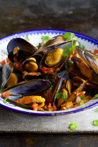 Muscheln in Tomatensauce Muscheln in Tomatensauce