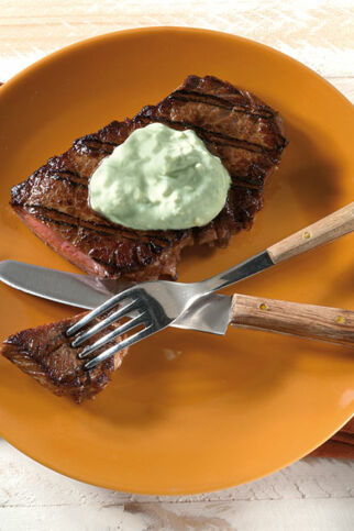 Rumpsteaks mit Blue Cheese