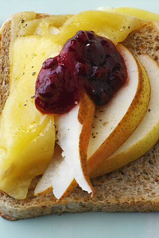 Birnen-Käse-Toast Birnen-Käse-Toast