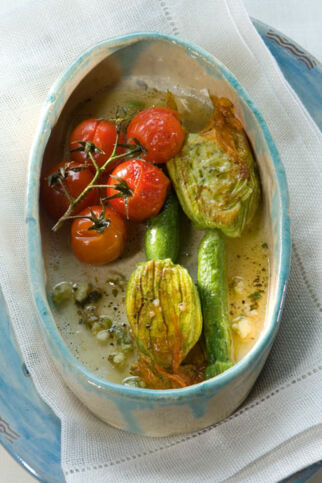 Gefüllte Zucchiniblüten Gefüllte Zucchiniblüten