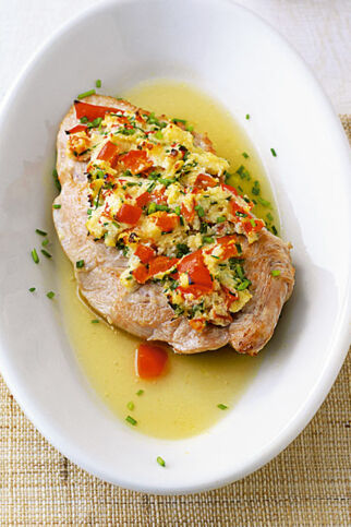 Schnitzel mit Krönchen Schnitzel mit Krönchen