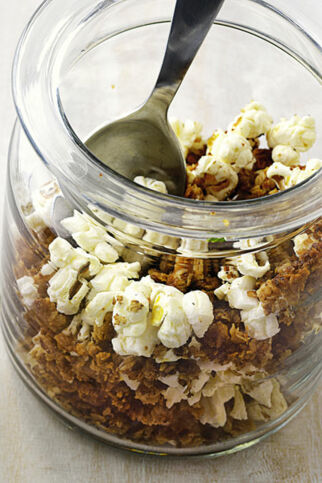 Popcorn Müsli im Glas Popcorn Müsli im Glas