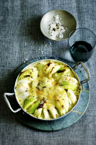 Kleine Lauch-Gratins Kleine Lauch-Gratins