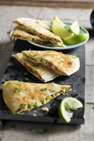 Tortilla-Käse mit Sesampaste Tortilla-Käse mit Sesampaste
