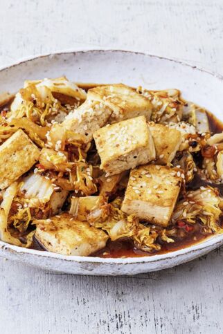 Chinakohl mit Tofu Chinakohl mit Tofu