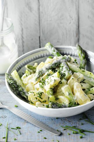 Kartoffelsalat mit grünem Spargel Kartoffelsalat mit grünem Spargel