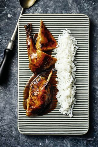 Wilde Pekingente mit Reis Wilde Pekingente mit Reis