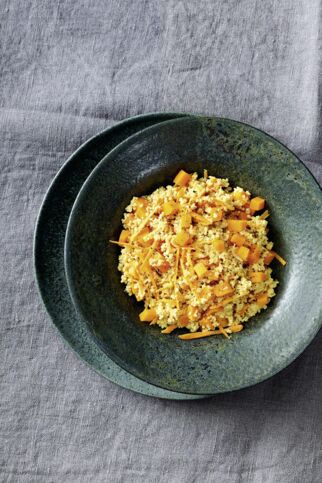 Couscous mit Kurkumacreme Couscous mit Kurkumacreme