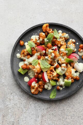 Gebackener Blumenkohlsalat Gebackener Blumenkohlsalat